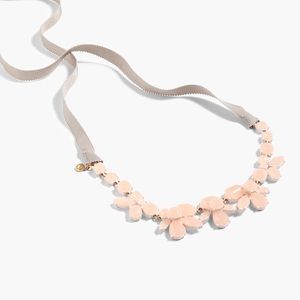 Jcrew crystal ribbon necklace